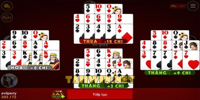 Cách sắp xếp bài theo luật chơi mậu binh chuẩn